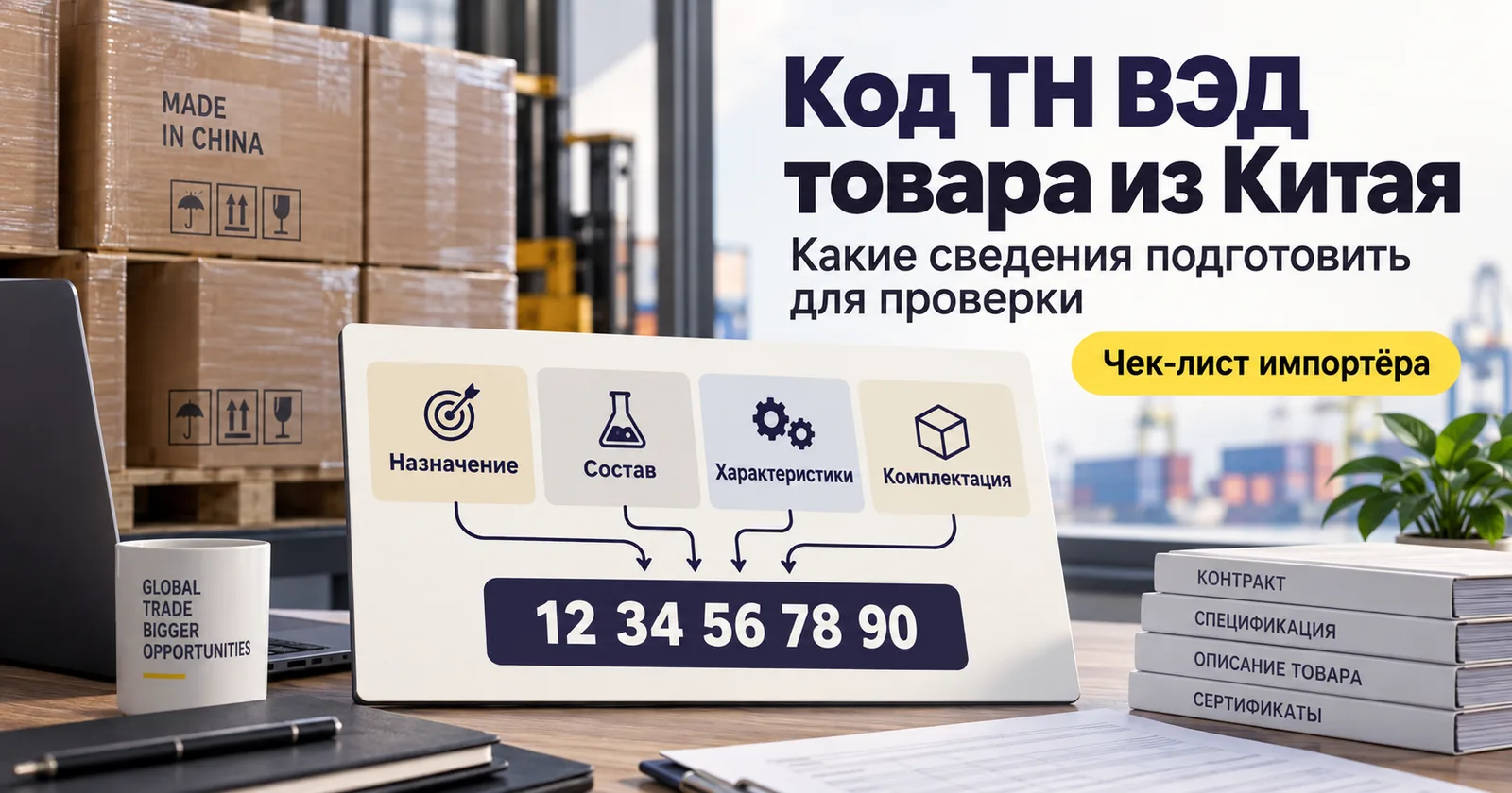 Проверка кода ТН ВЭД товара из Китая по назначению, составу и характеристикам
